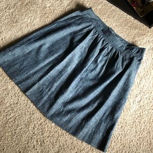 Eileen Fisher denim skirt *WITH POCKETS*
